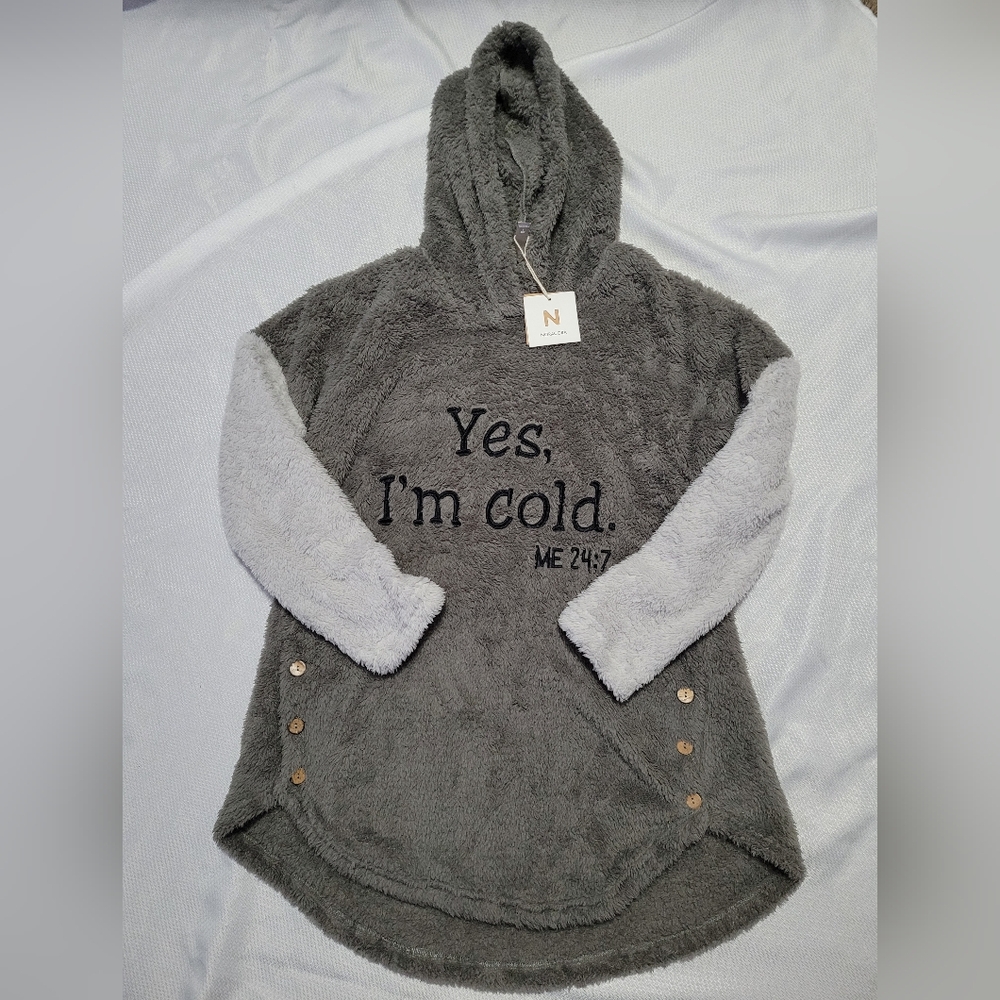 Noracora fuzzy fleece sweat shirt